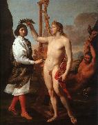 SACCHI, Andrea Marcantonio Pasquilini Crowned by Apollo sg oil painting